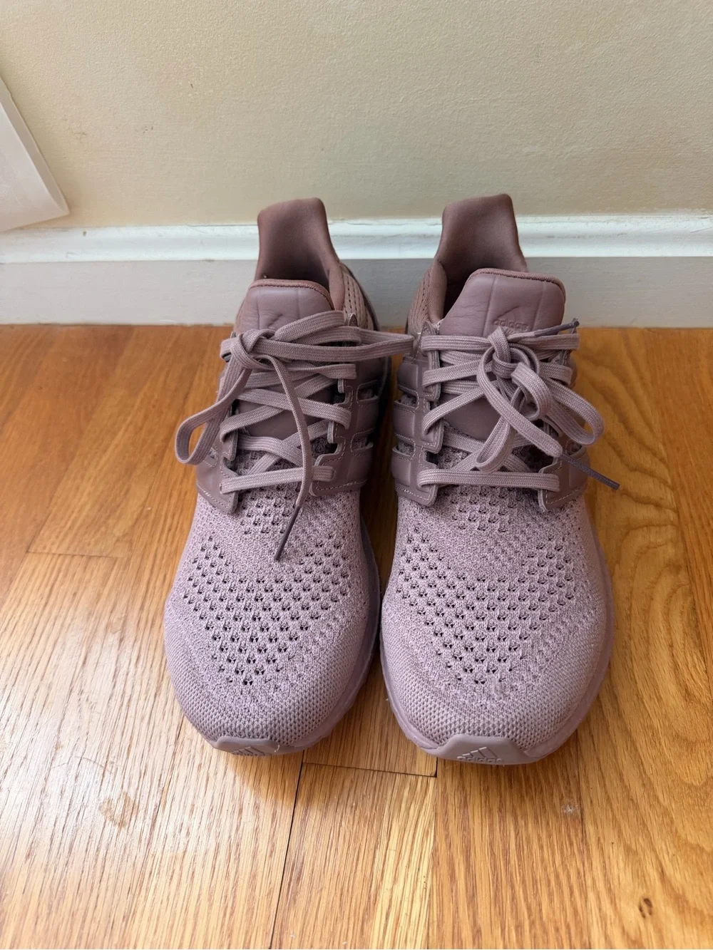 Adidas Ultra Boost Dusty Mauve Knit Running Sneakers